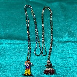 A beautiful handmade necklace Mexican culture.